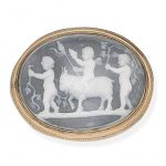 An 18th - 19th century hardstone cameo clasp