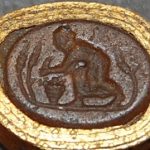 Gem of glass paste imitating sard, engraved with Demeter