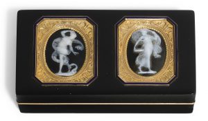 A gold-mounted tortoiseshell and cameo snuffbox, Pierre-André Montauban, Paris, 1798-1809