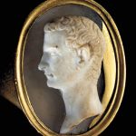 A ROMAN ONYX CAMEO PORTRAIT OF CALIGULA Circa 37-41 A.D.