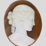 Cameo after William Henry Rinehart's Sculpture "The Woman of Samaria"