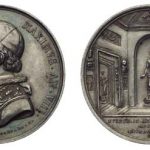 Pius IX Ferretti, silver medal 1853, 43mm., by Giuseppe Cebara