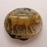 16th to 17th Century cameo depicting a cow
