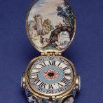 Enameled Watch with Cameos