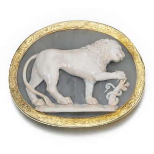 AN IMPRESSIVE AGATE CAMEO, EARLY 19TH CENTURY