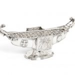 An Arts & Crafts silver centrepiece by Omar Ramsden, London 1934 / 1935