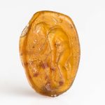 Oval gem with Perseus holding head of Medusa