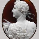 Sardonyx cameo portrait of the Emperor Augustus Period: Early Imperial, Claudian Date: ca. A.D. 41–54